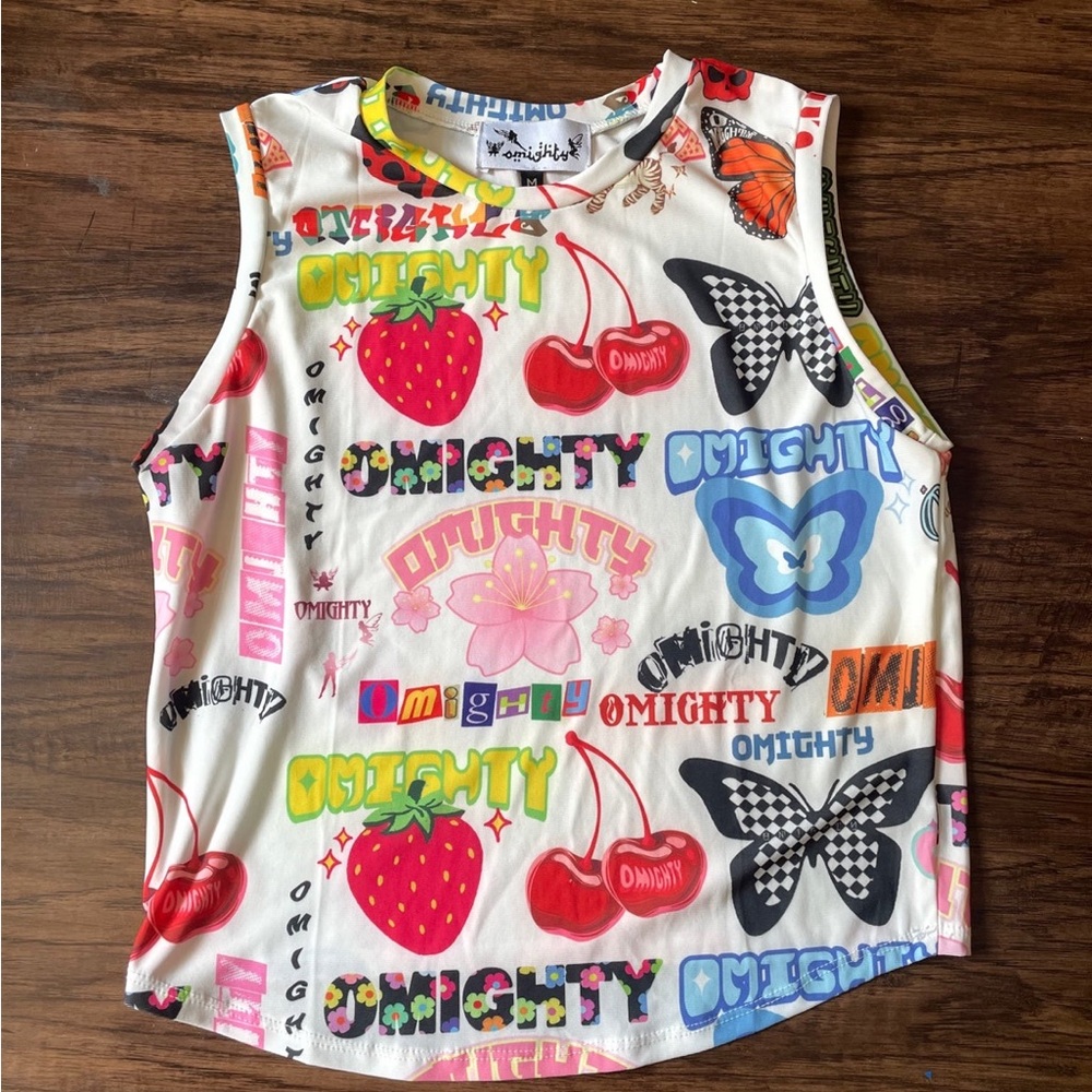 Omighty Multicolor Graphic Tank Top